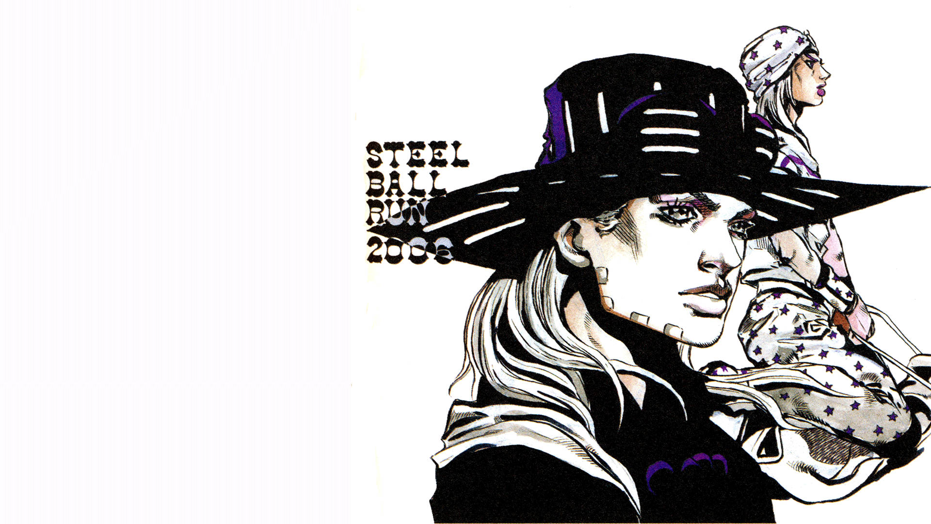 Johnny Joestar, cowboy hat, star-patterned clothing, Full HD Desktop Wallpaper
