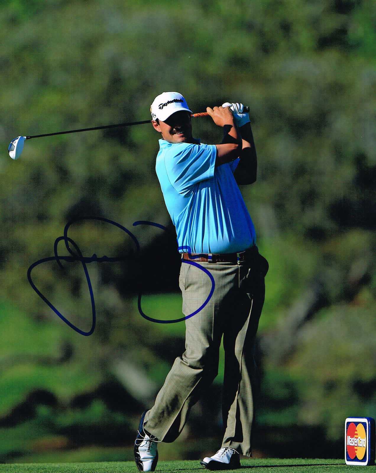 Johnson Wagner, blue shirt, mid-swing, HD Phone Wallpaper