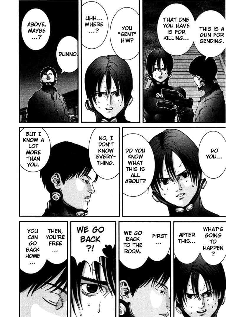 Joichiro Nishi, black and white manga panels, tense character dialogue, SD Phone Wallpaper