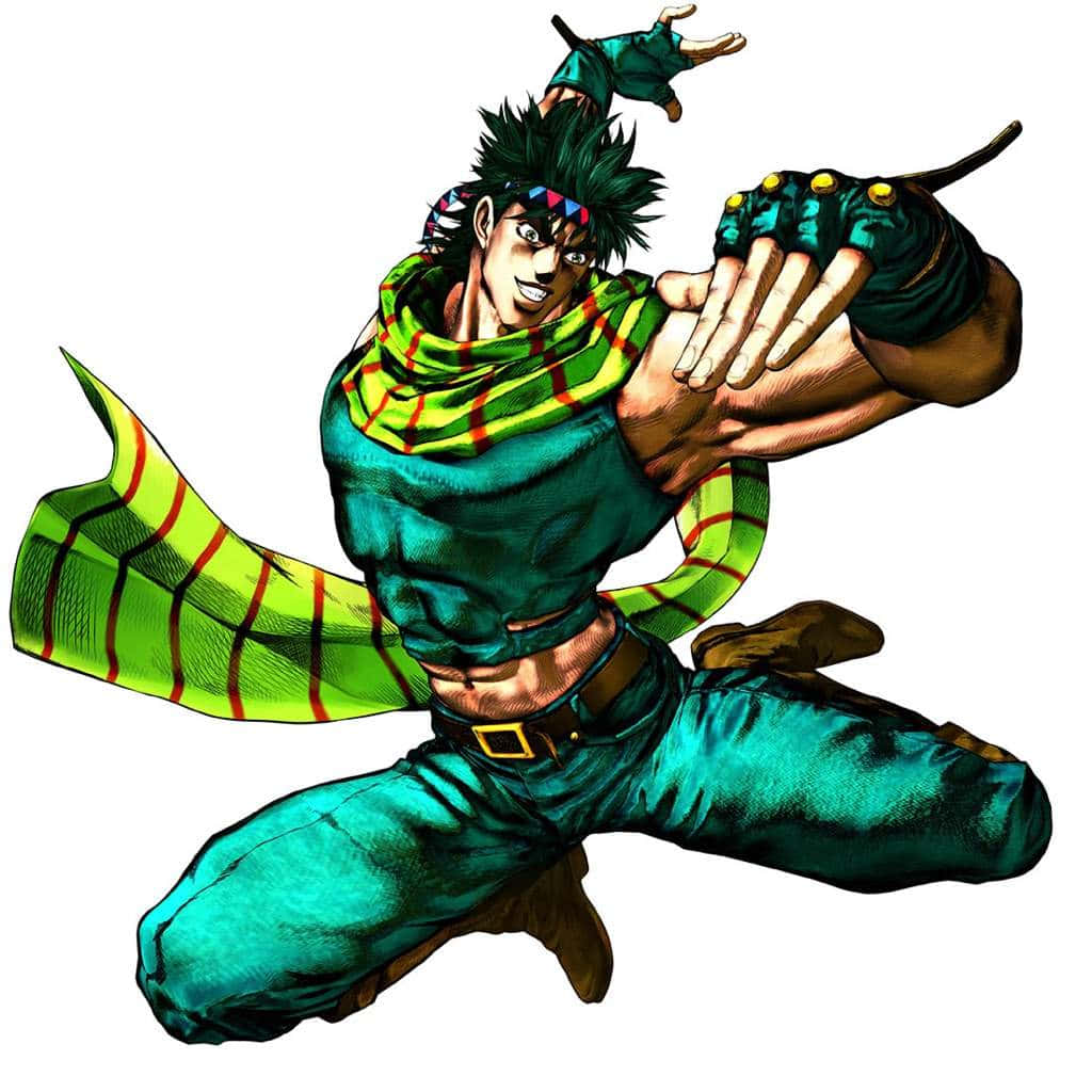 Jojo Pose, teal outfit, green scarf, SD Desktop Wallpaper