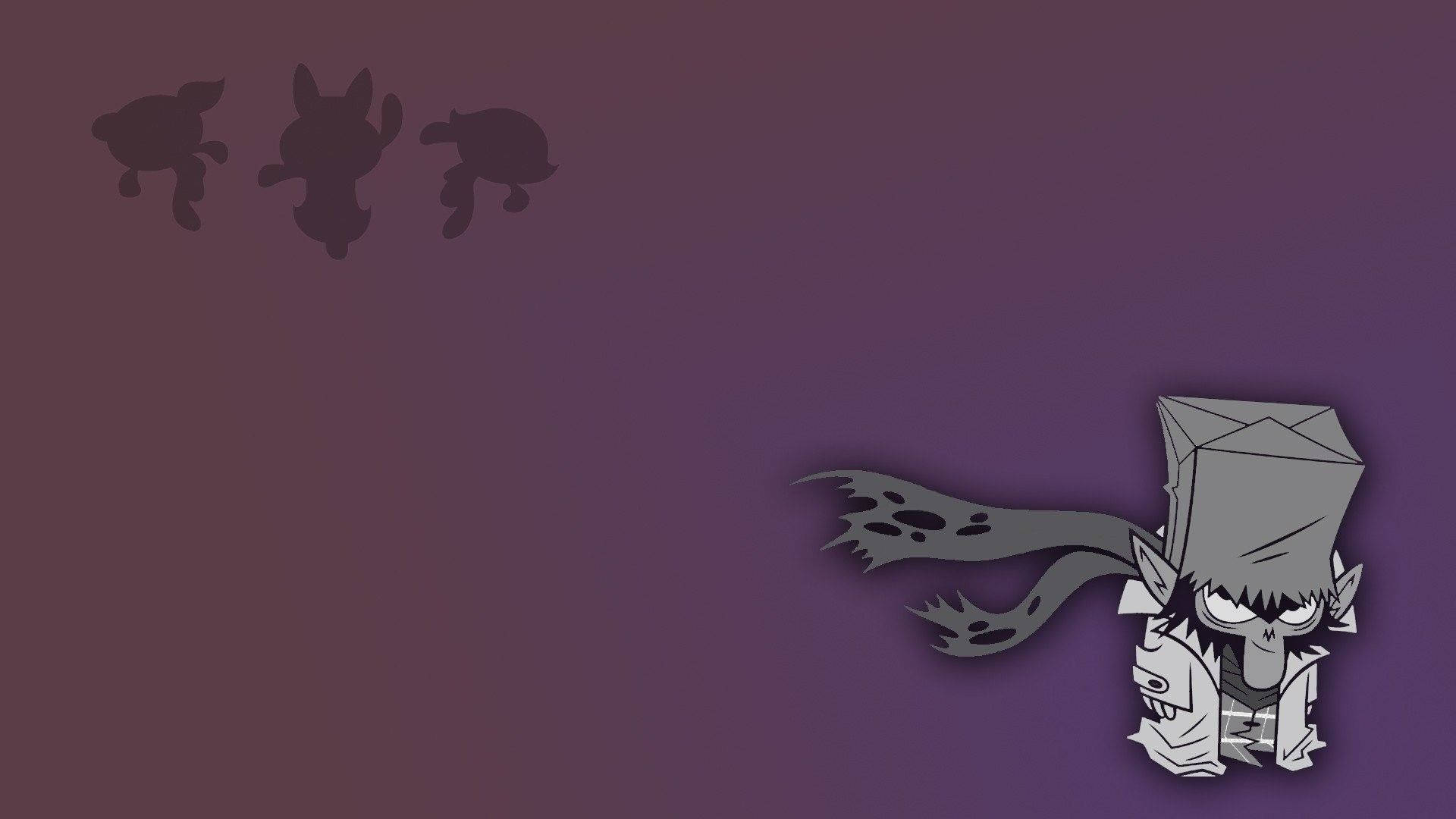 Jojo, gray cartoon character, box head, Full HD Desktop Wallpaper