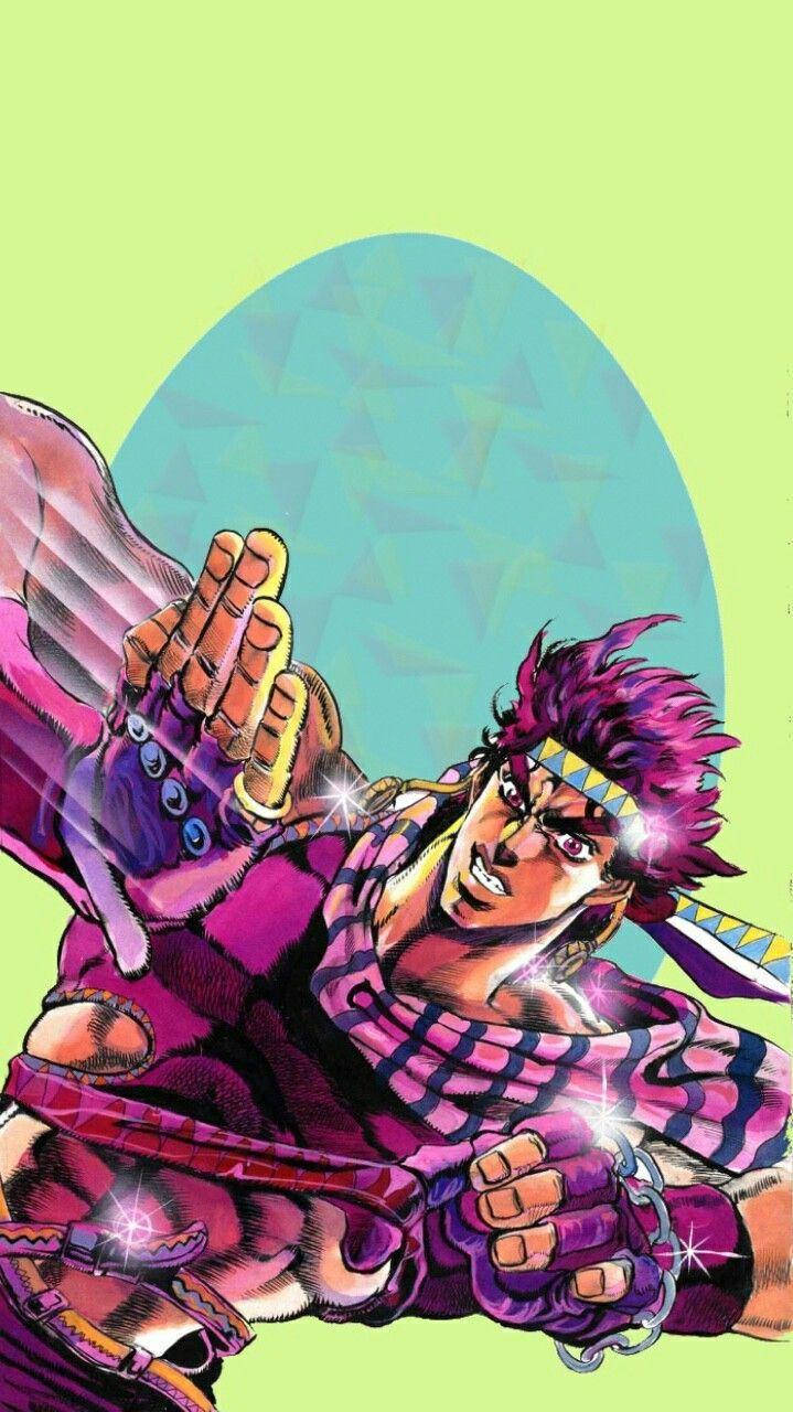 Jojo, iPhone, spiky purple hair, HD Phone Wallpaper