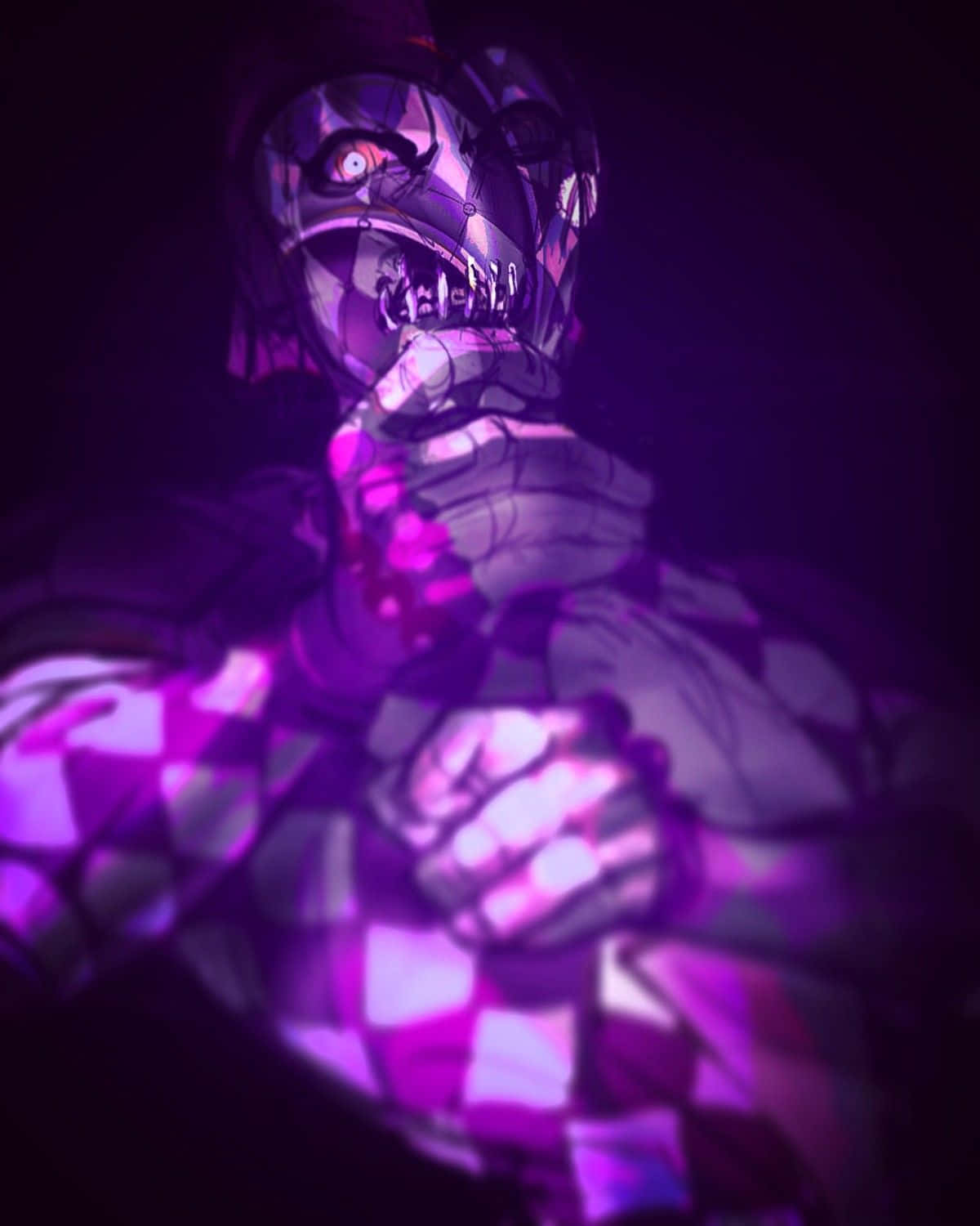 Jojo Stands, glowing red eyes, sharp teeth, HD Phone Wallpaper