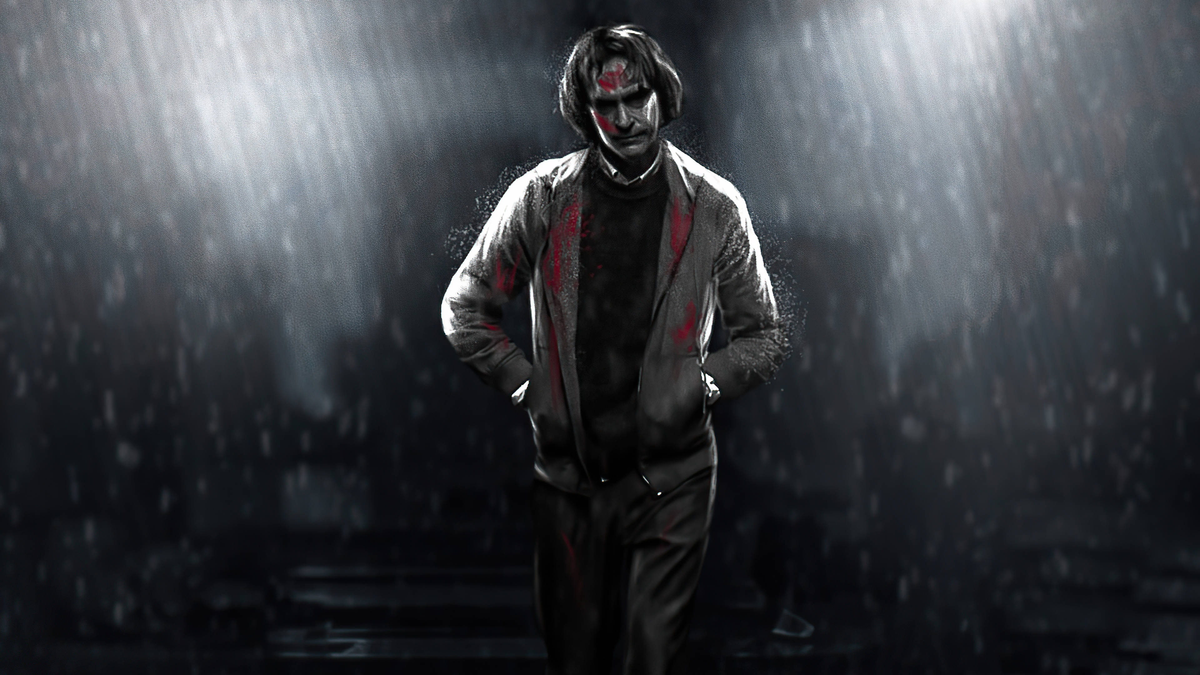 Joker 2019, black, Ultra HD, 4K Desktop Wallpaper