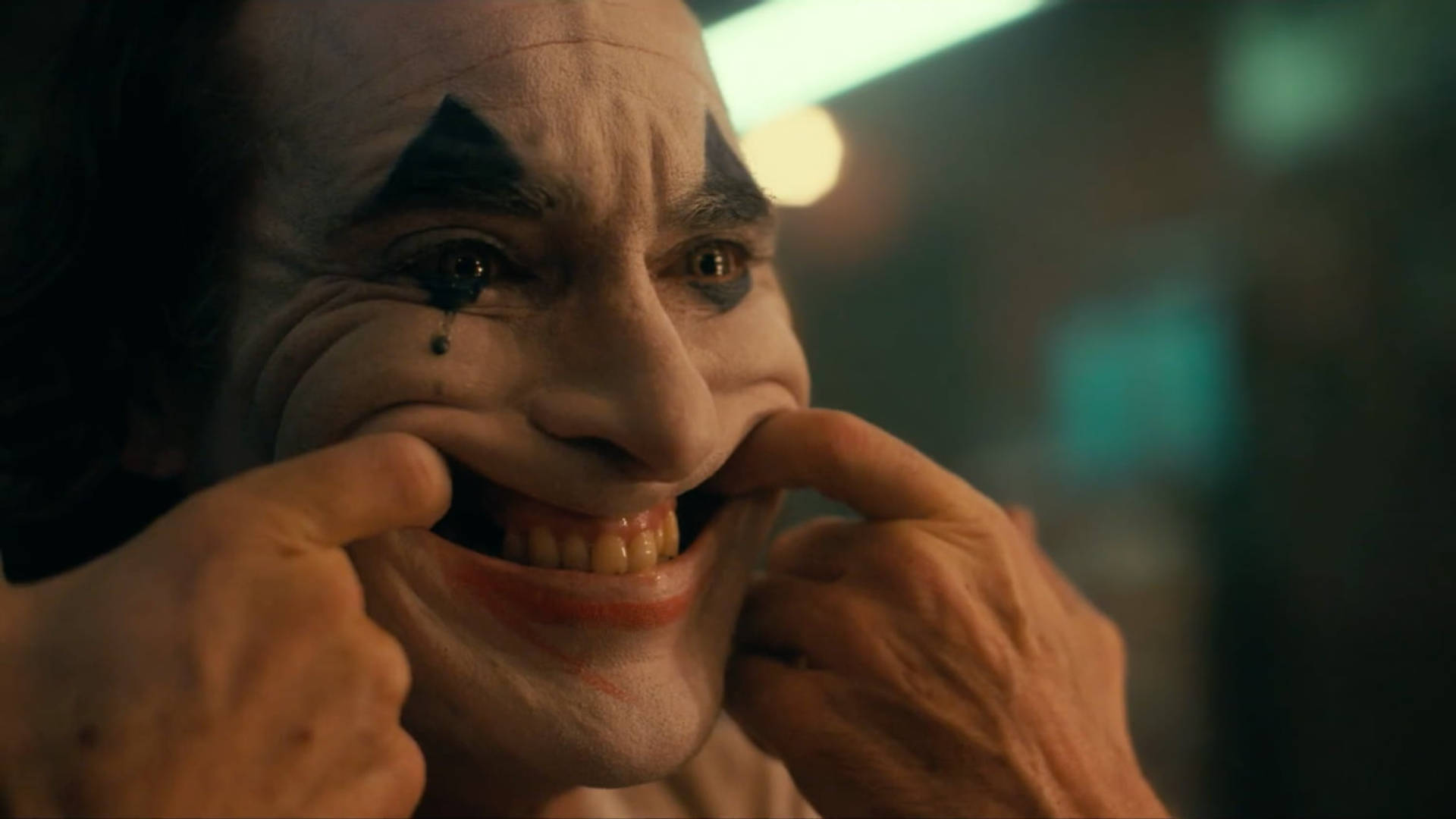 Joker 2020, clown makeup, wide grin, Full HD Desktop Wallpaper