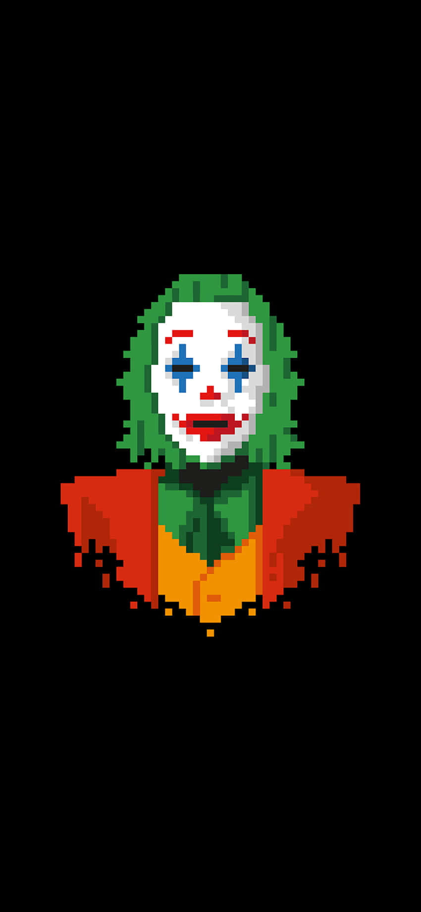 Joker Aesthetic, clown, green hair, HD Phone Wallpaper