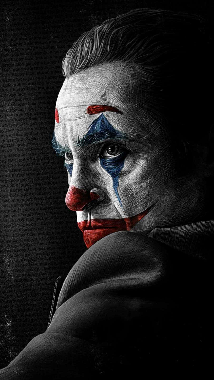 Joker Aesthetic, clown, red nose, HD Phone Wallpaper