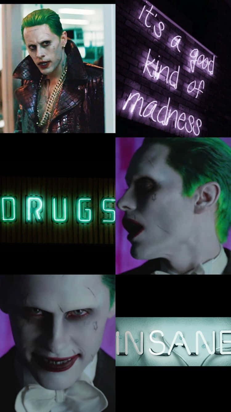 Joker, neon signs, It's a good kind of madness, HD Phone Wallpaper