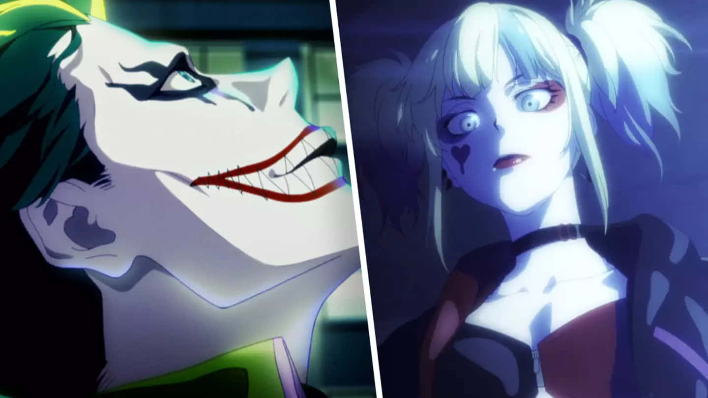 Joker, Harley Quinn, stitched grin, HD Desktop Wallpaper