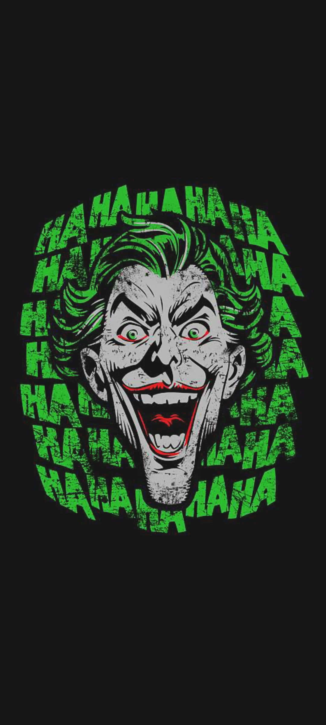 Joker, green hair, red lips, Full HD Phone Wallpaper