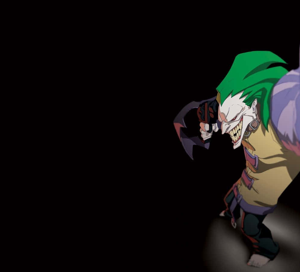 Joker Comic, anime villain, green hair, SD Desktop Wallpaper