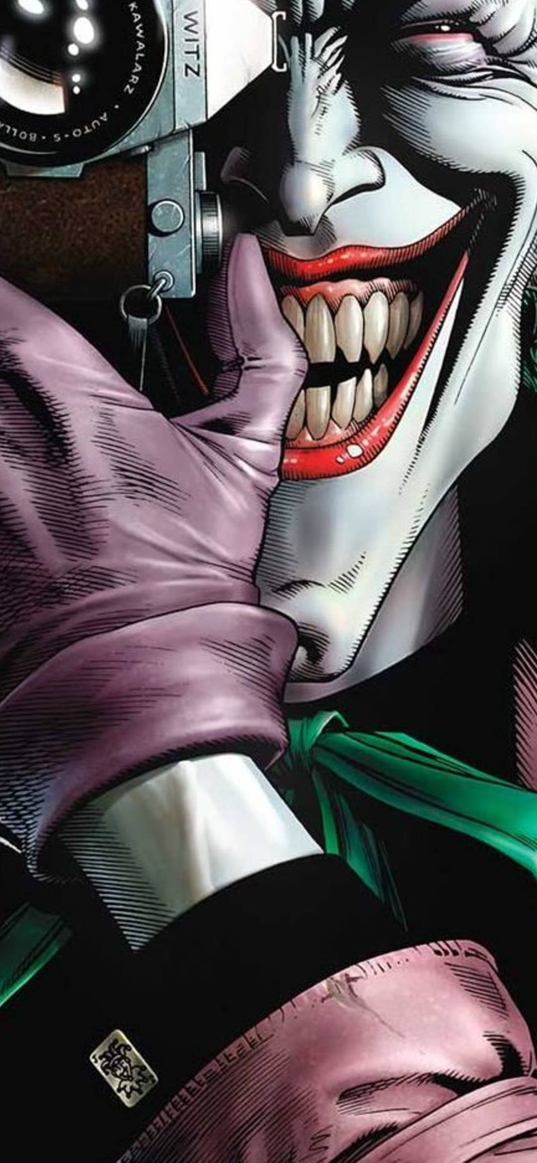 Joker, wide grin, camera, Full HD Phone Wallpaper