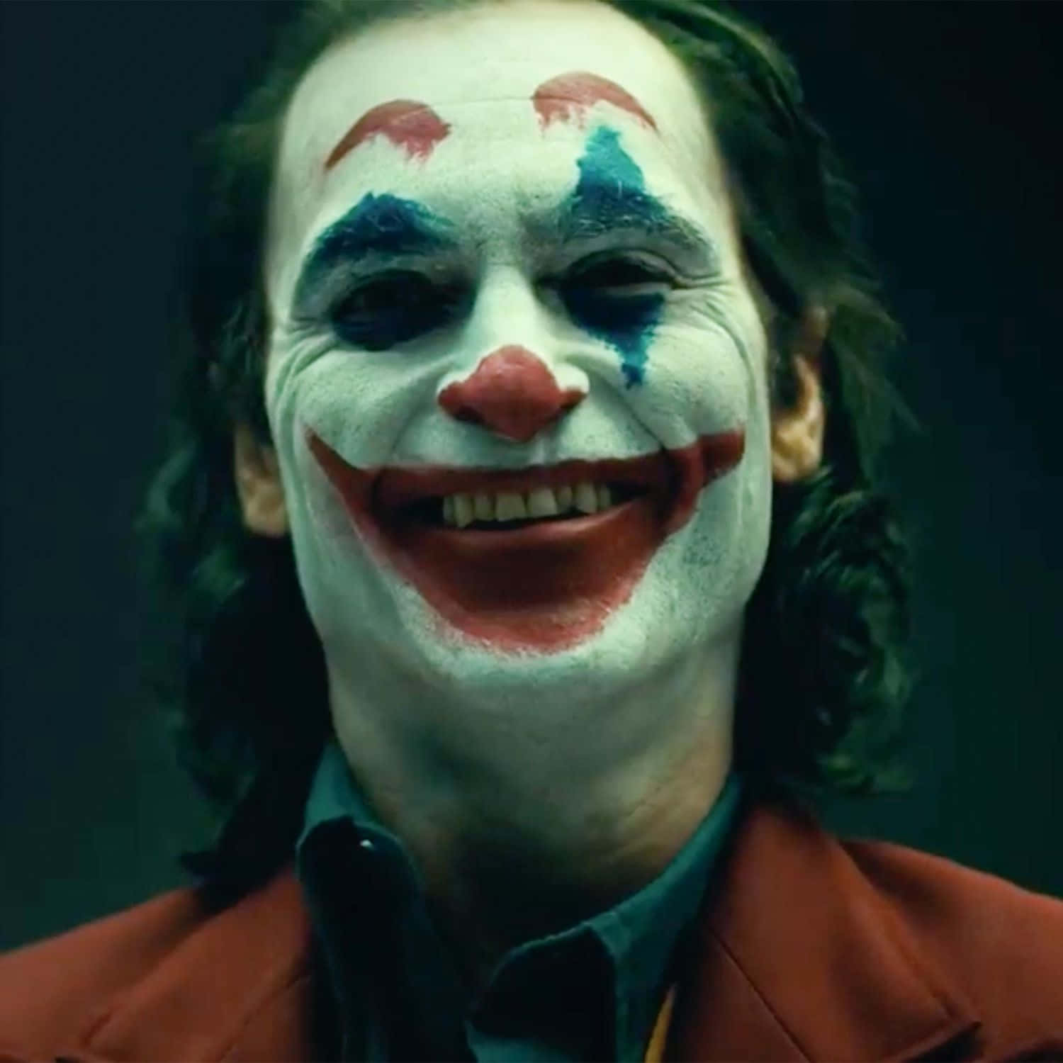 Joker, white face paint, red lips, HD Desktop Wallpaper
