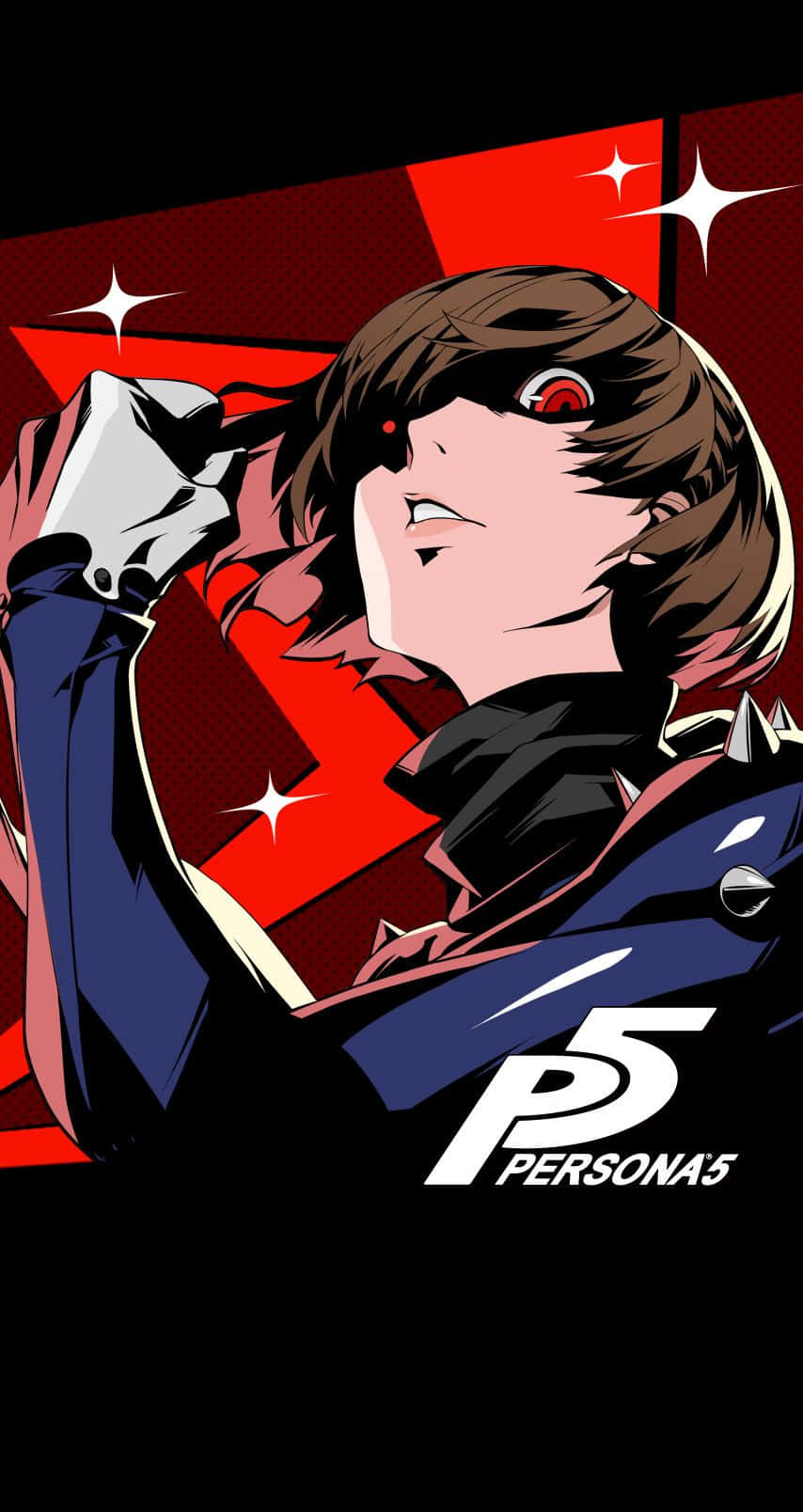 Joker, Persona 5, red eye, HD Phone Wallpaper