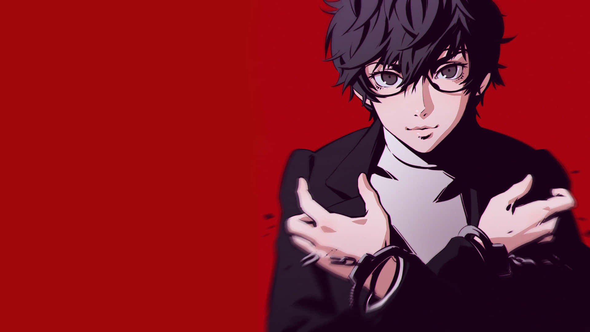 Joker, Persona 5, black jacket, Full HD Desktop Wallpaper