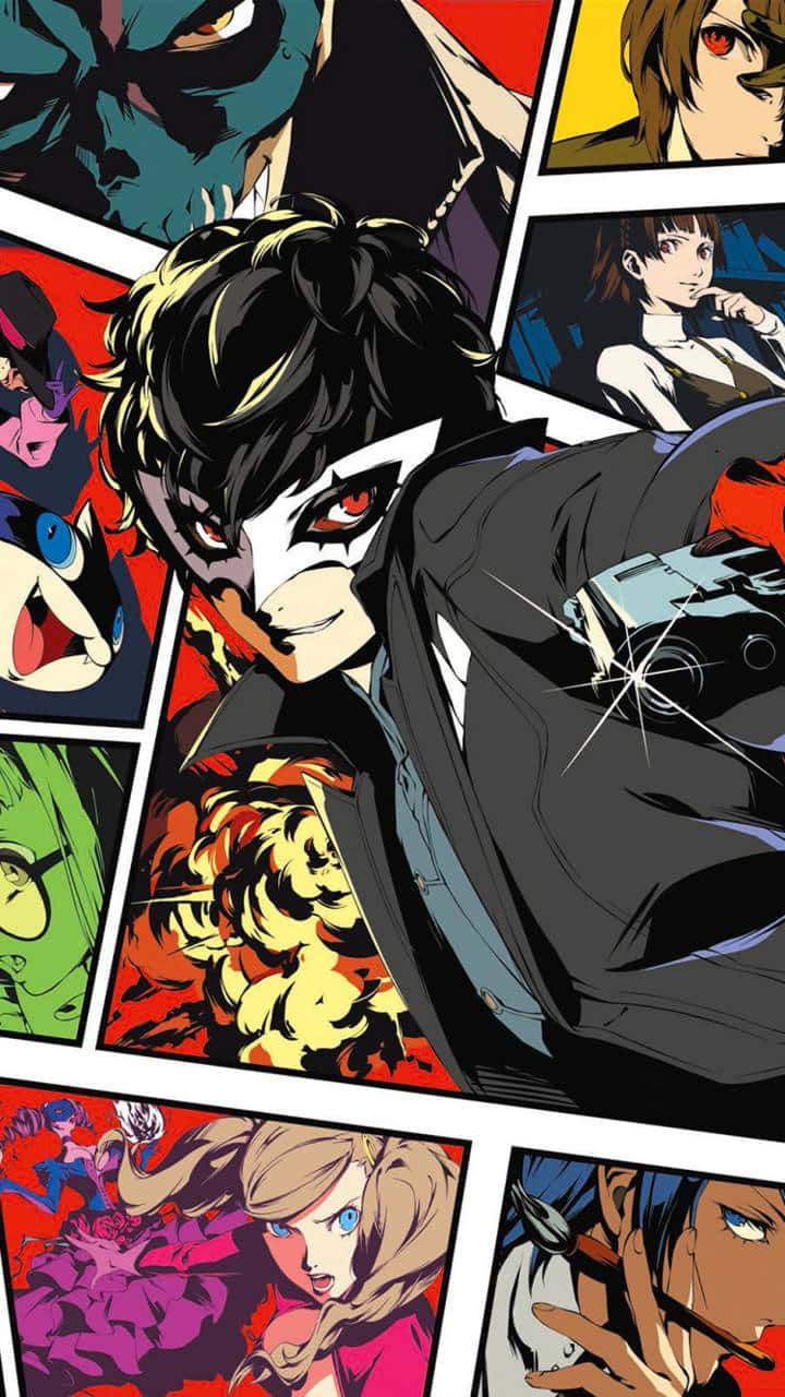 Joker, Persona 5, comic book aesthetic, HD Phone Wallpaper