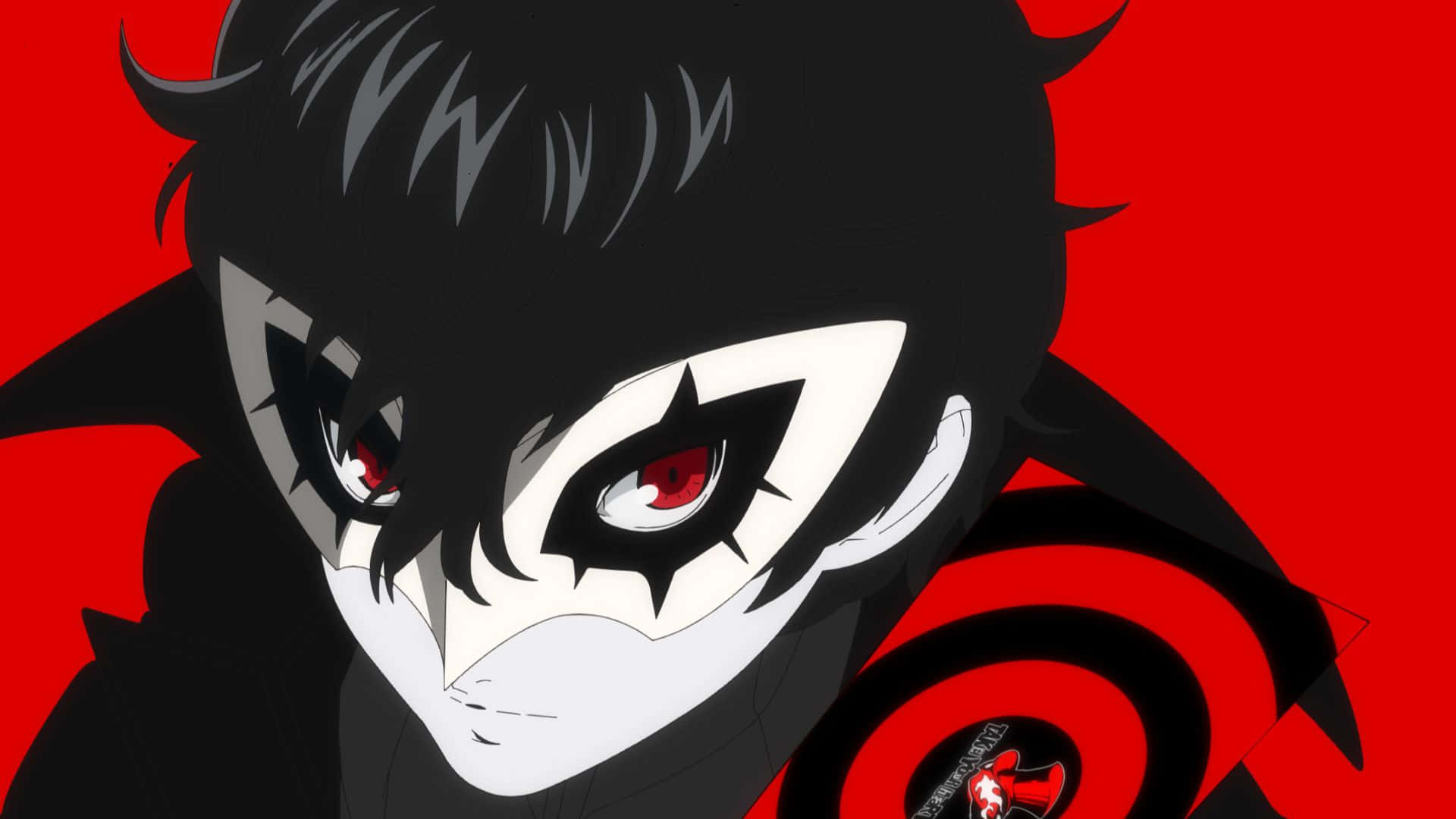 Joker, Persona 5, black hair, Full HD Desktop Wallpaper