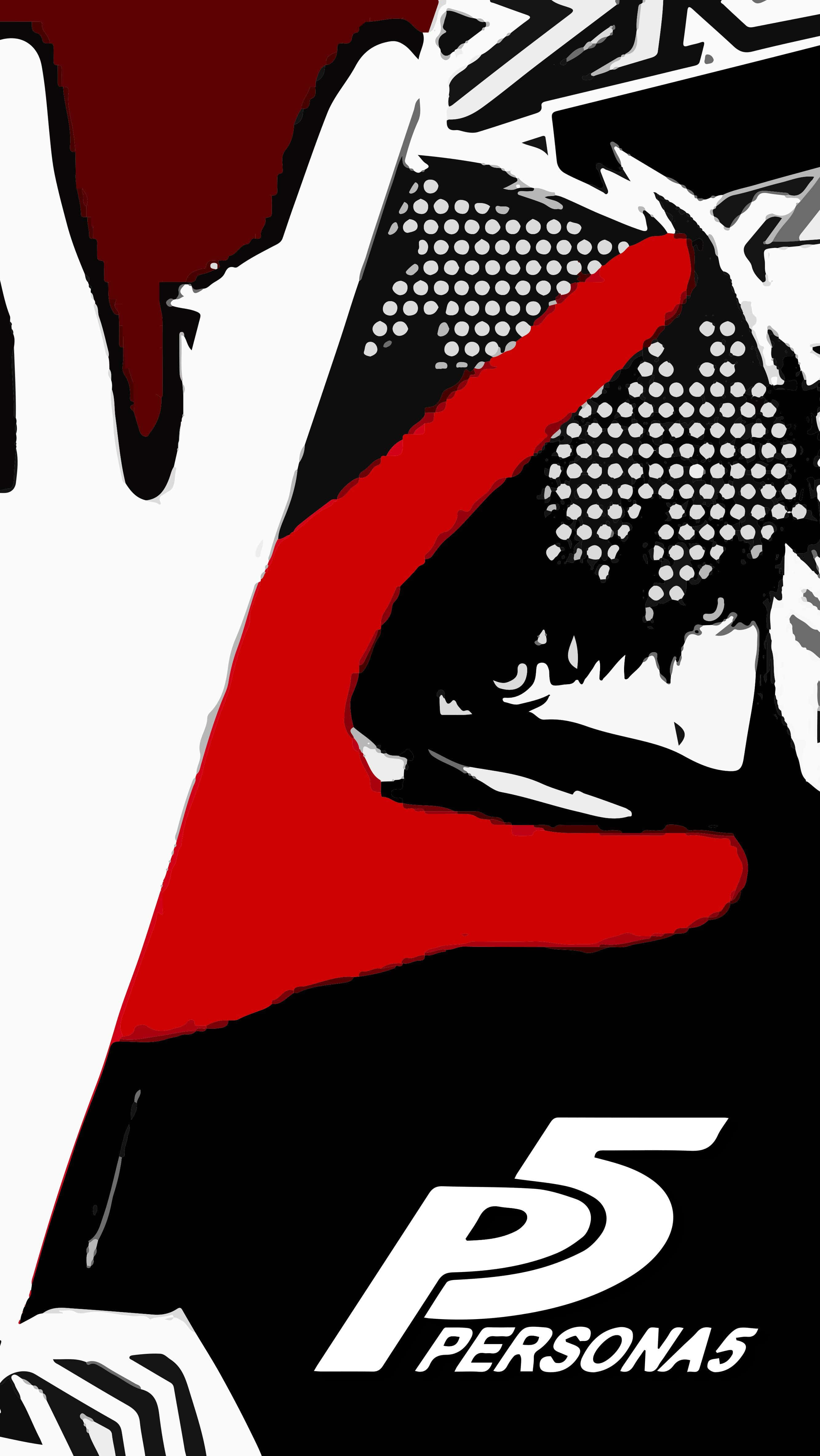 Joker, Persona 5, spiky hair, 4K Phone Wallpaper