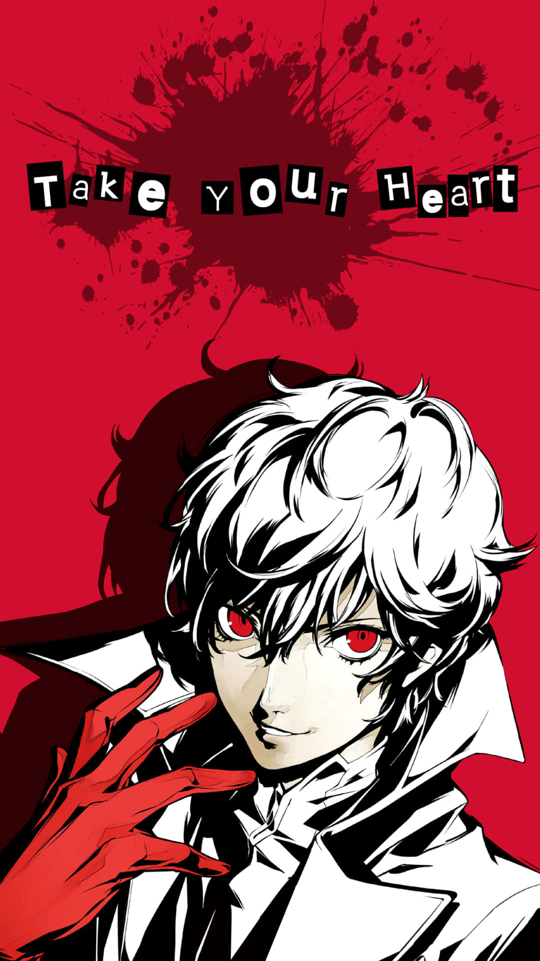 Joker, Persona 5, red-gloved hand, Full HD Phone Wallpaper