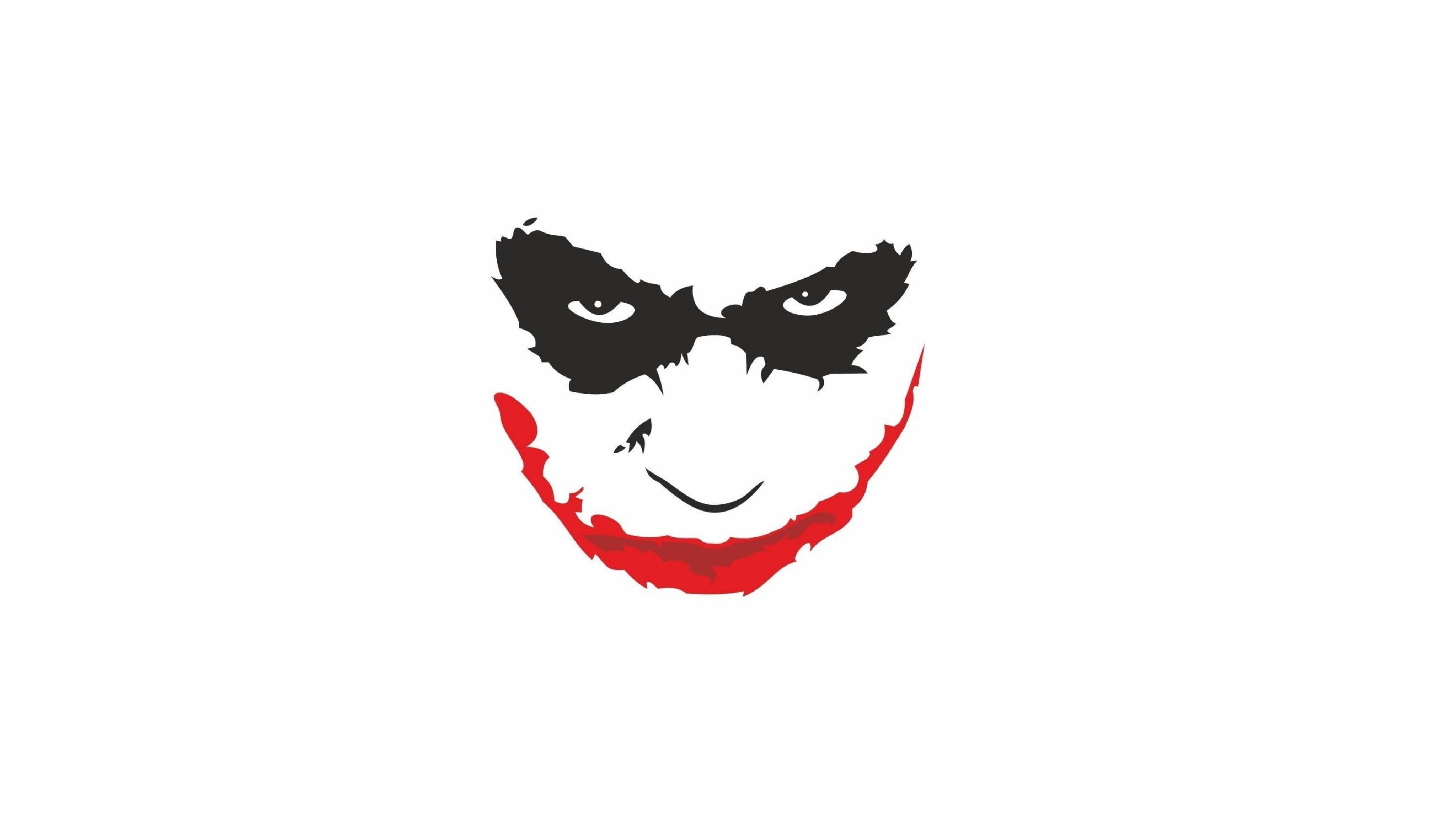The Joker, 4K Vector, black eyes, 4K Desktop Wallpaper