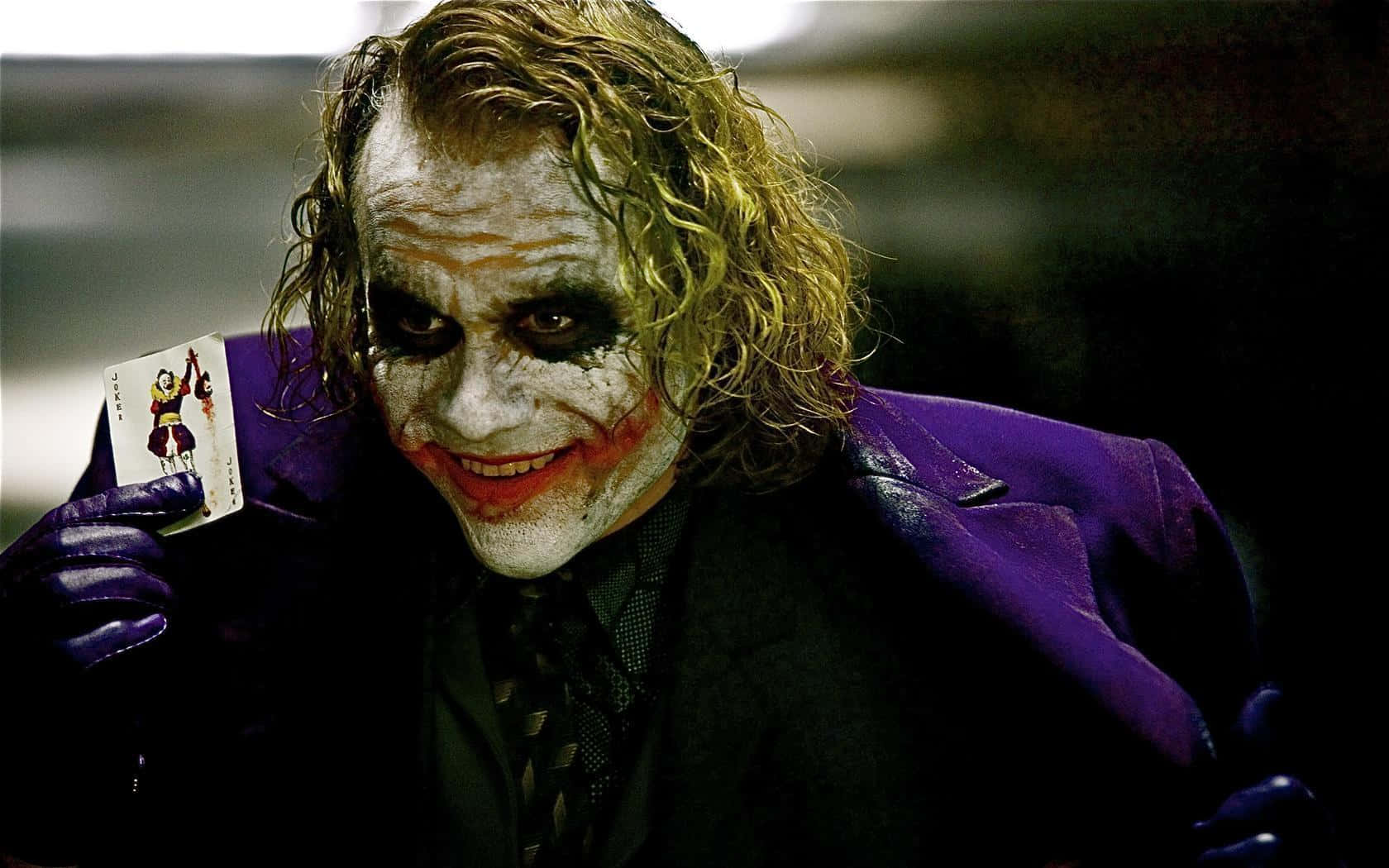 Joker, white face paint, purple suit, HD Desktop Wallpaper