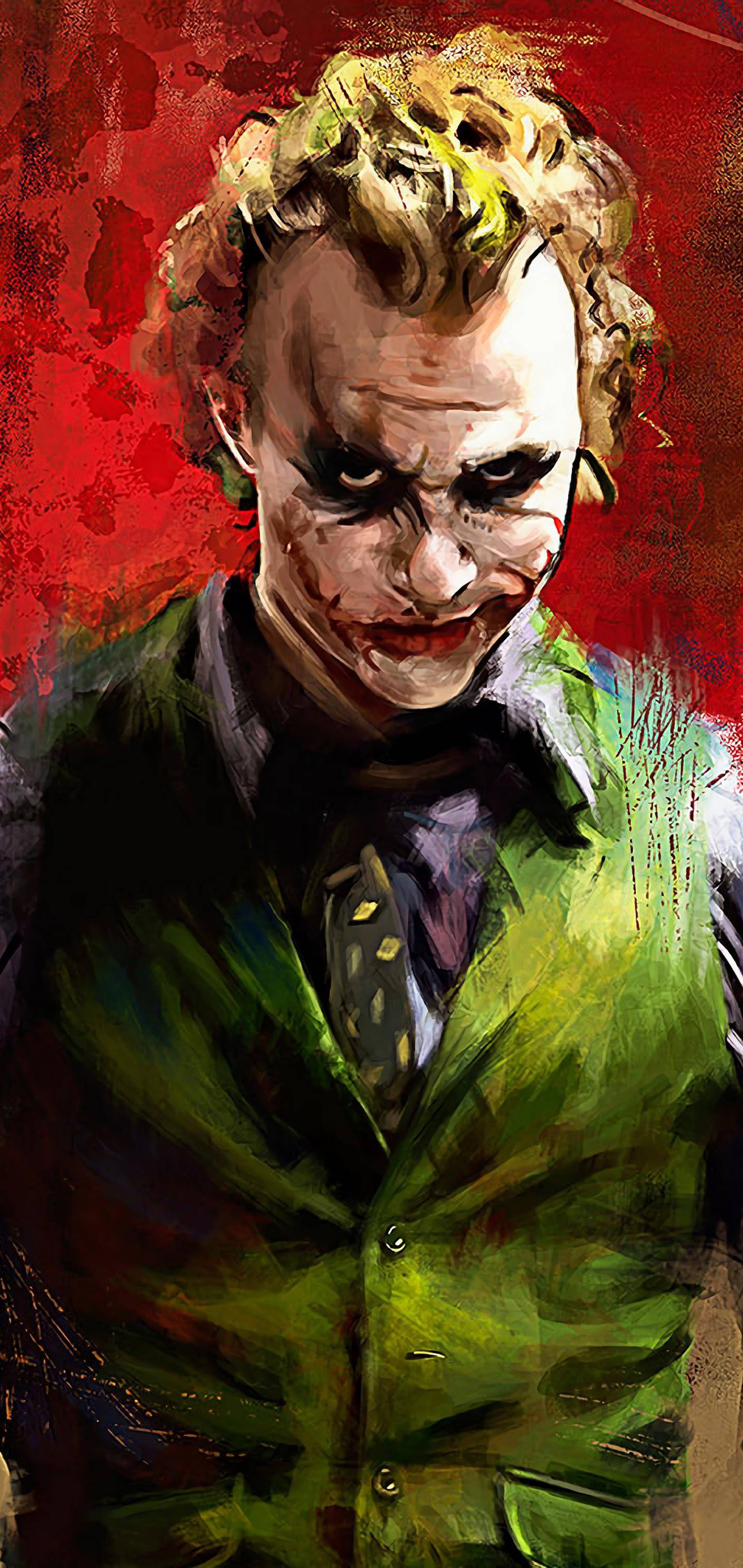 Joker Phone, Joker, smeared makeup, 2K Phone Wallpaper
