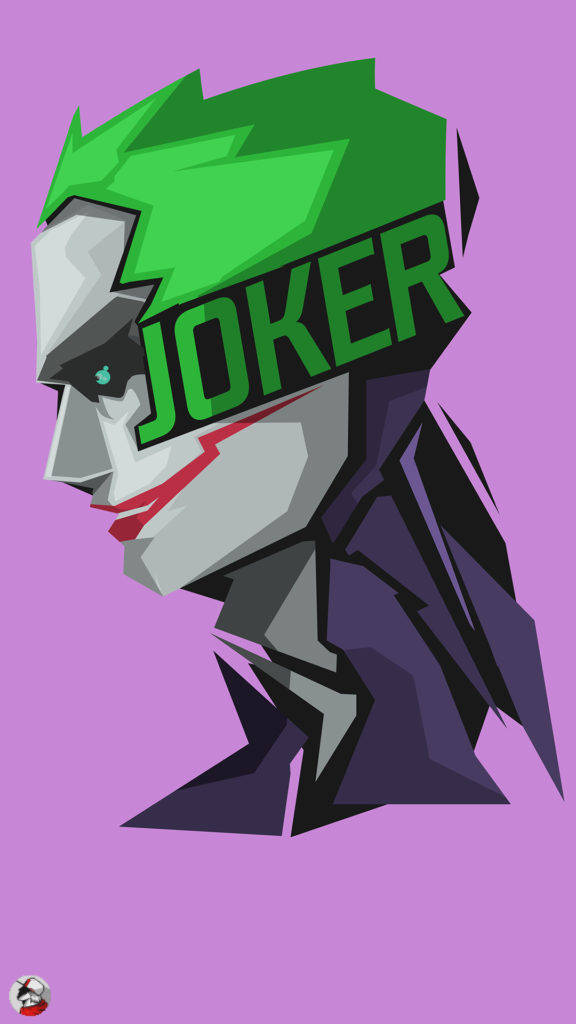 Joker Phone, Joker, green hair, SD Phone Wallpaper
