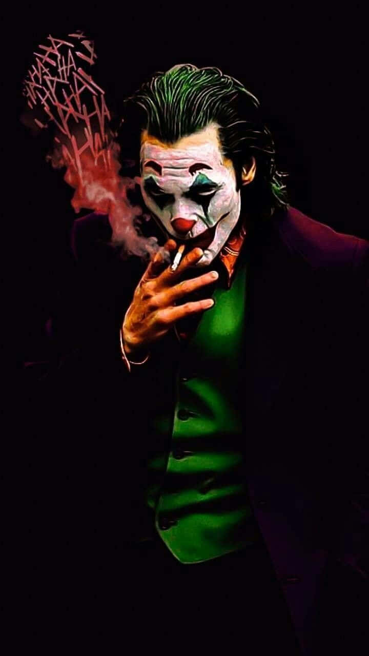 Joker, green vest, cigarette, HD Phone Wallpaper