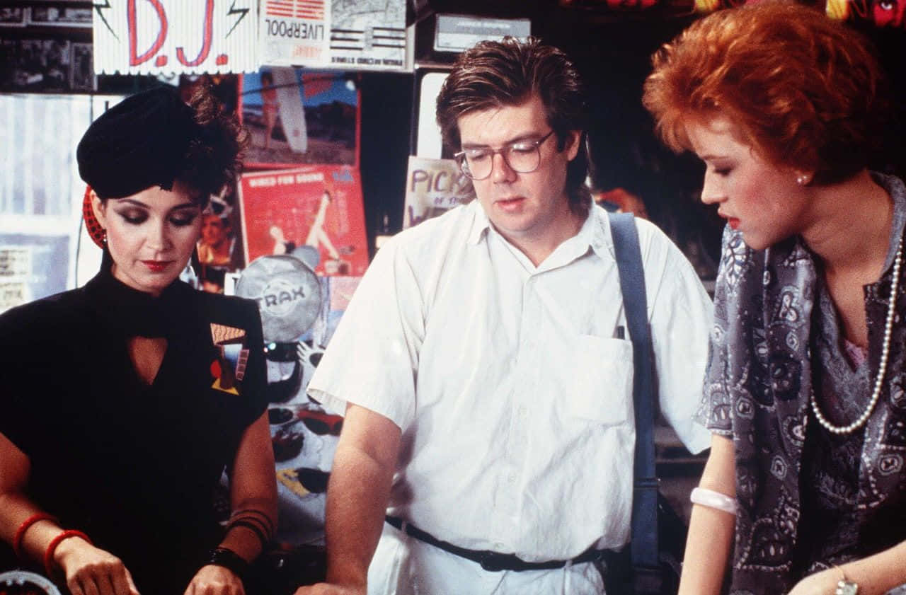 Jon Cryer, 1980s attire, cluttered music shop, HD Desktop Wallpaper