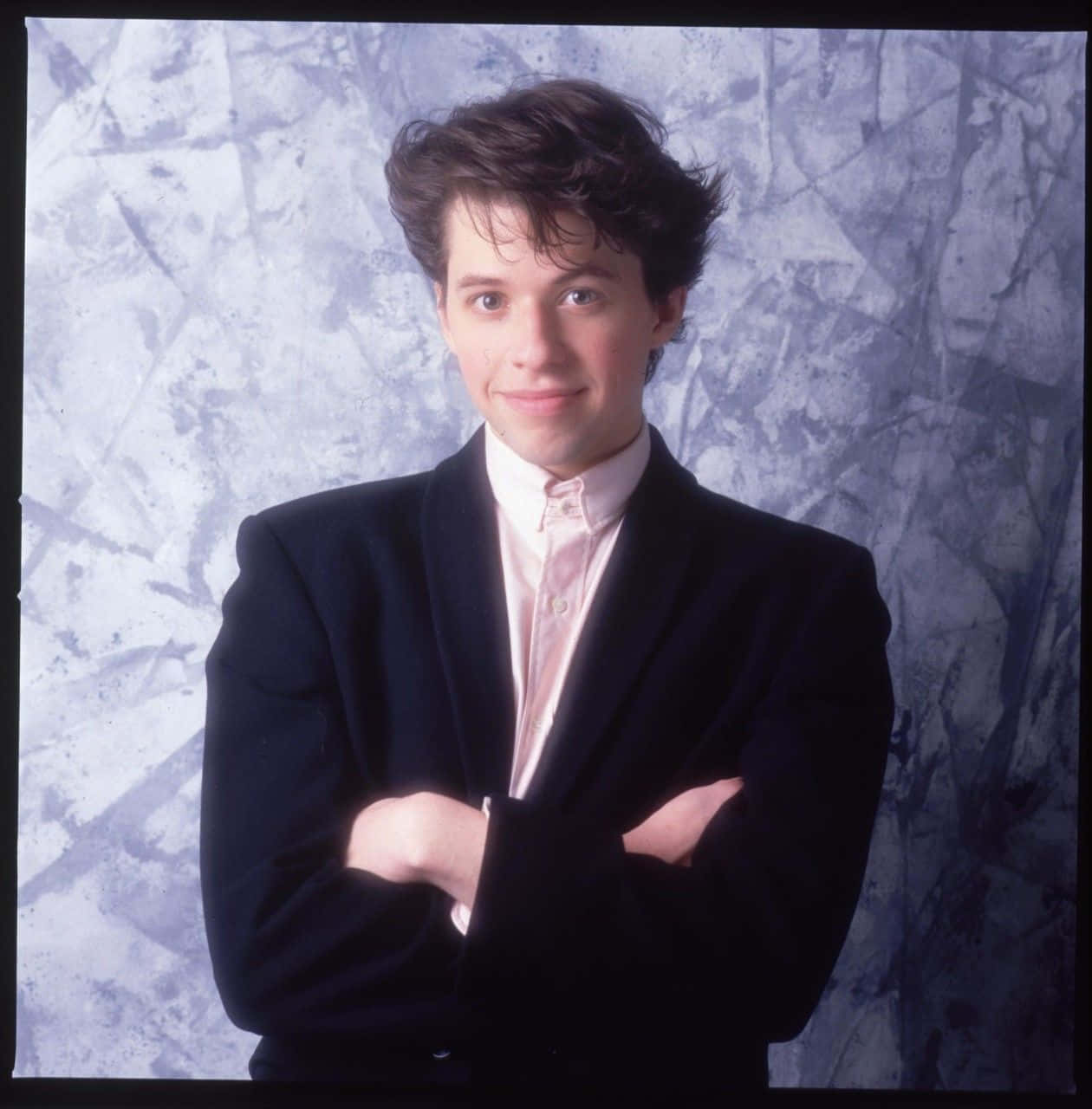 Jon Cryer, black blazer, pink shirt, HD Phone Wallpaper