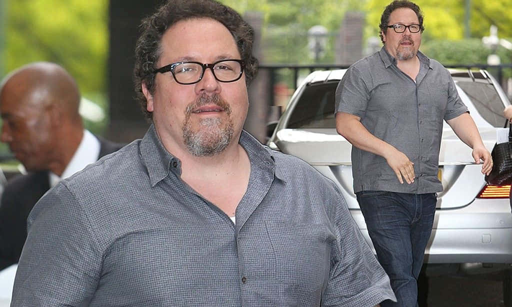 Jon Favreau, glasses, beard, SD Desktop Wallpaper