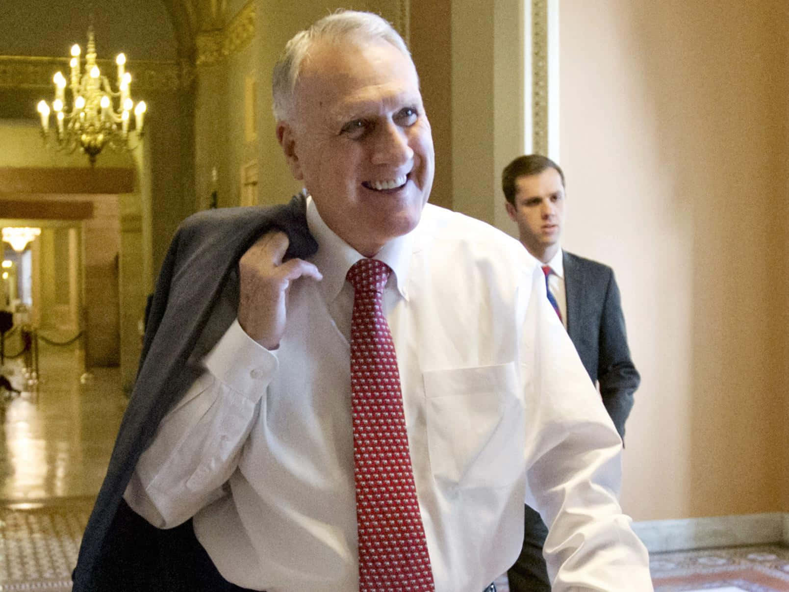 Jon Kyl, white shirt, red tie, HD Desktop Wallpaper