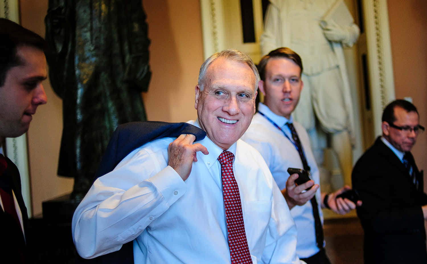 Jon Kyl, white shirt, red tie, HD Desktop Wallpaper
