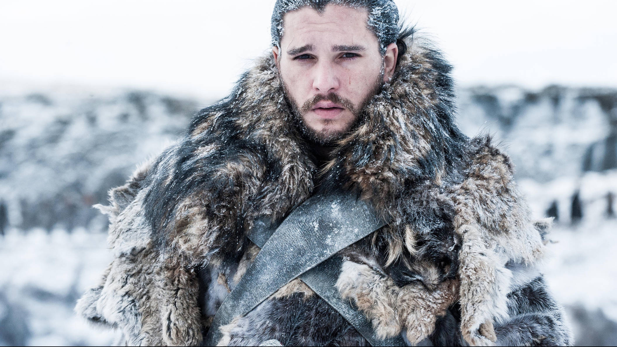 Jon Snow, Game Of Thrones, winter, Full HD Desktop Wallpaper