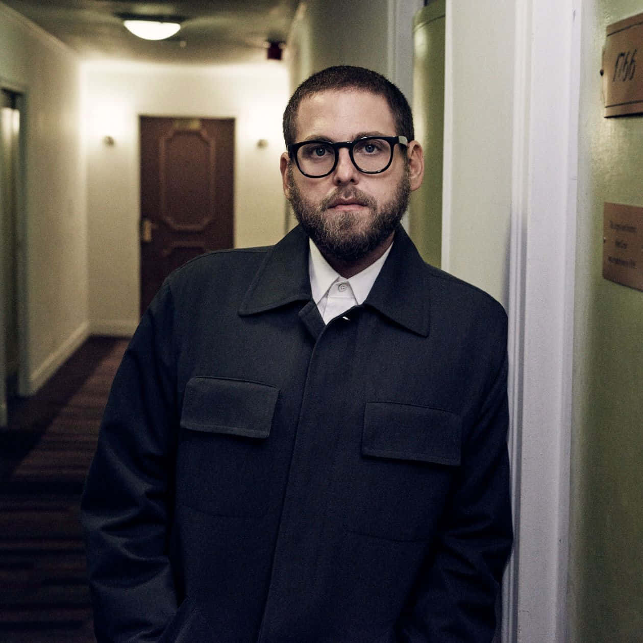 Jonah Hill, 34th annual Film Independent Spirit Awards, dimly lit hotel hallway, SD Desktop Wallpaper