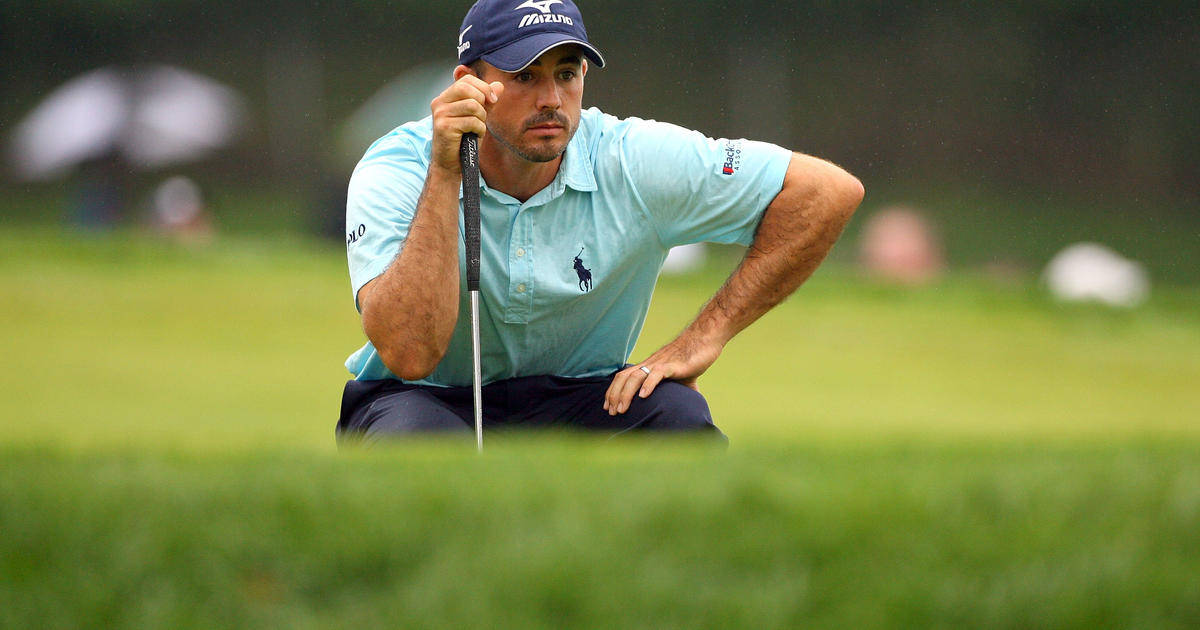 Jonathan Byrd, golf course, light blue polo, SD Desktop Wallpaper