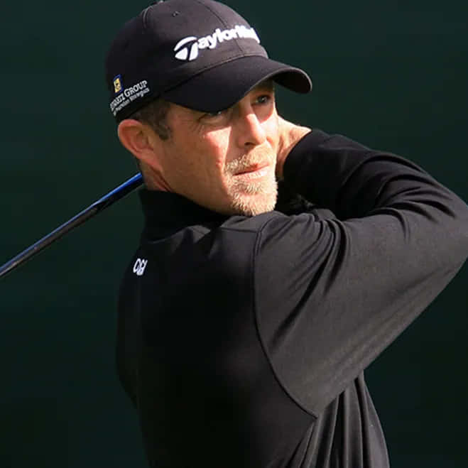 Jonathan Kaye, all black attire, golfer, SD Desktop Wallpaper