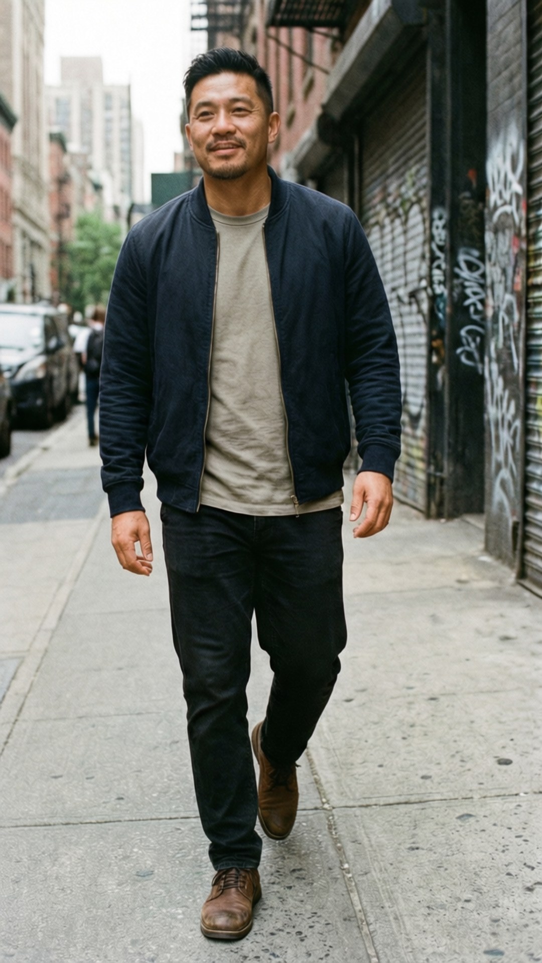 Jonathan Mingo, urban setting, graffiti background, Full HD Phone Wallpaper