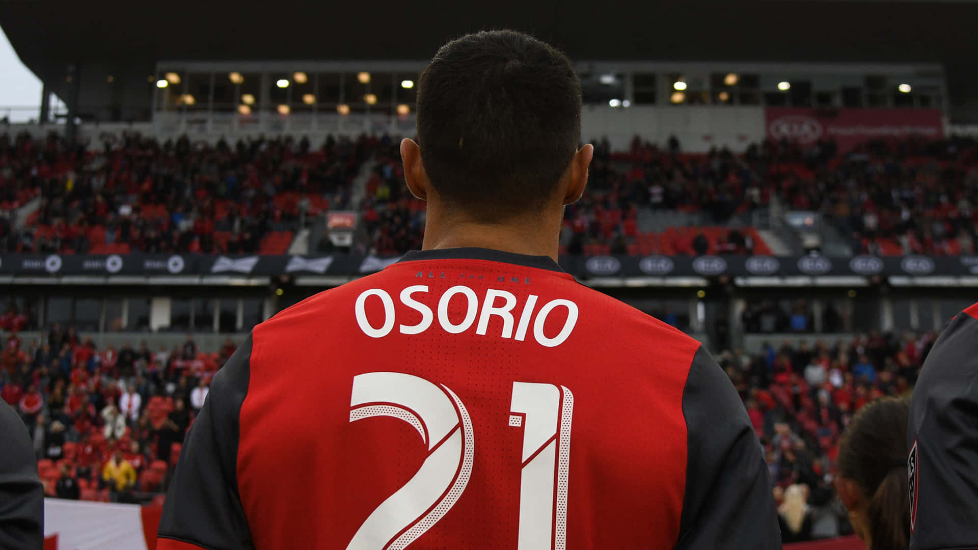 Jonathan Osorio, No. 21, red jersey, Full HD Desktop Wallpaper