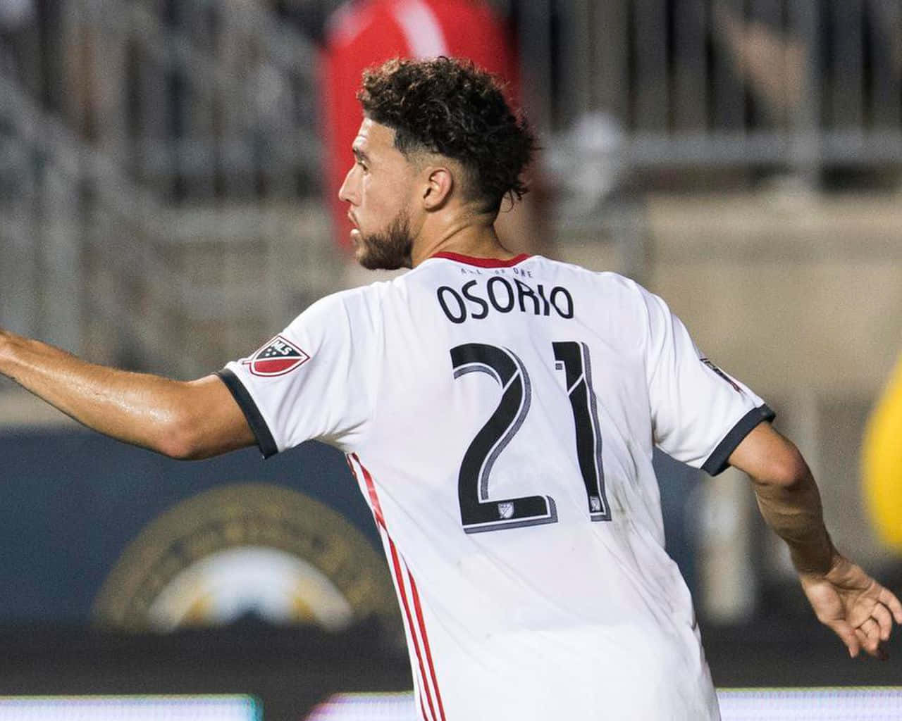 Jonathan Osorio, number 21, white jersey, HD Desktop Wallpaper