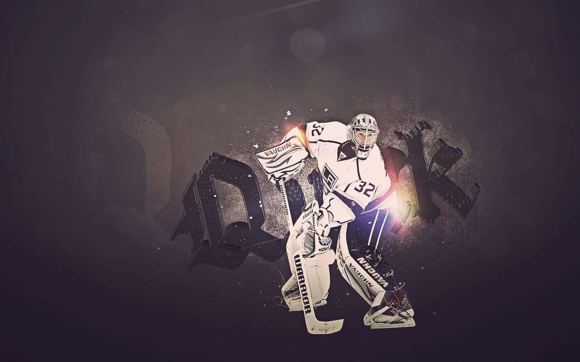 Jonathan Quick, hockey goalie, white gear, Full HD Desktop Wallpaper