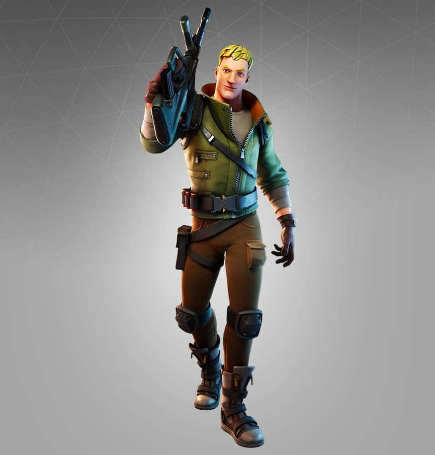 Jonesy, Fortnite, blonde hair, SD Phone Wallpaper