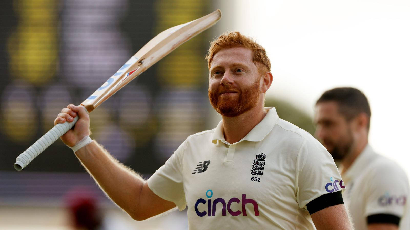 Jonny Bairstow, cricket bat, red-haired, HD Desktop Wallpaper