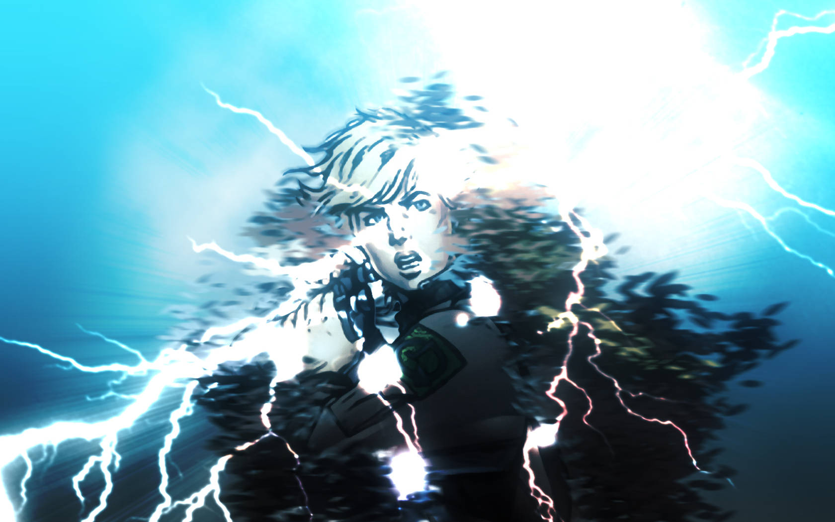Jonny Quest, Thunderstorm, white hair, HD Desktop Wallpaper