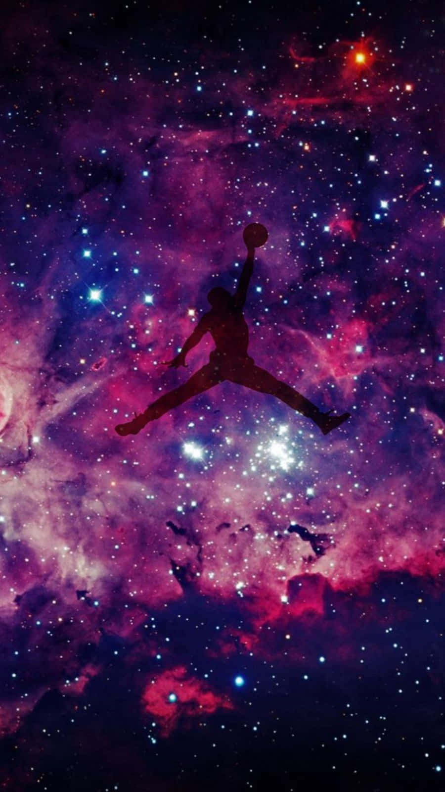 Jordan Galaxy, basketball player, cosmic nebula, HD Phone Wallpaper