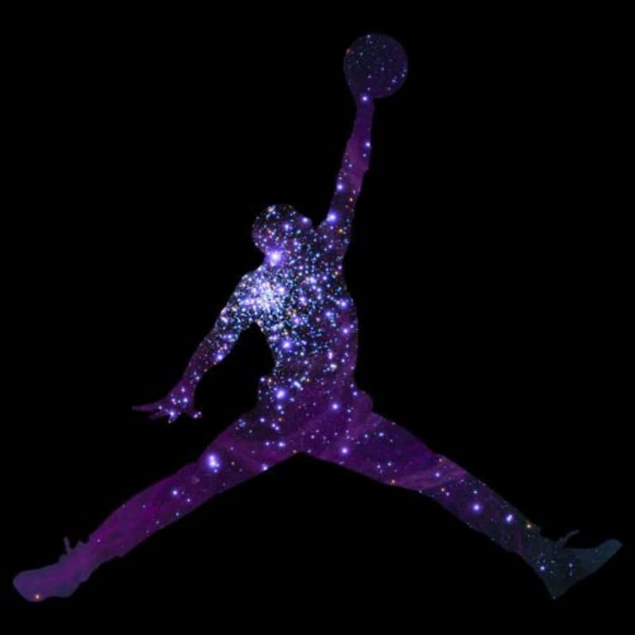 Jordan Galaxy, purple, blue stars, SD Desktop Wallpaper