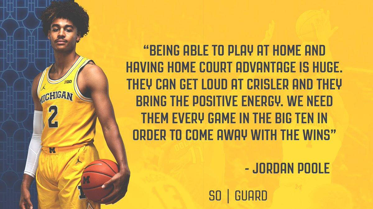 Jordan Poole, yellow Michigan jersey, basketball player, SD Desktop Wallpaper