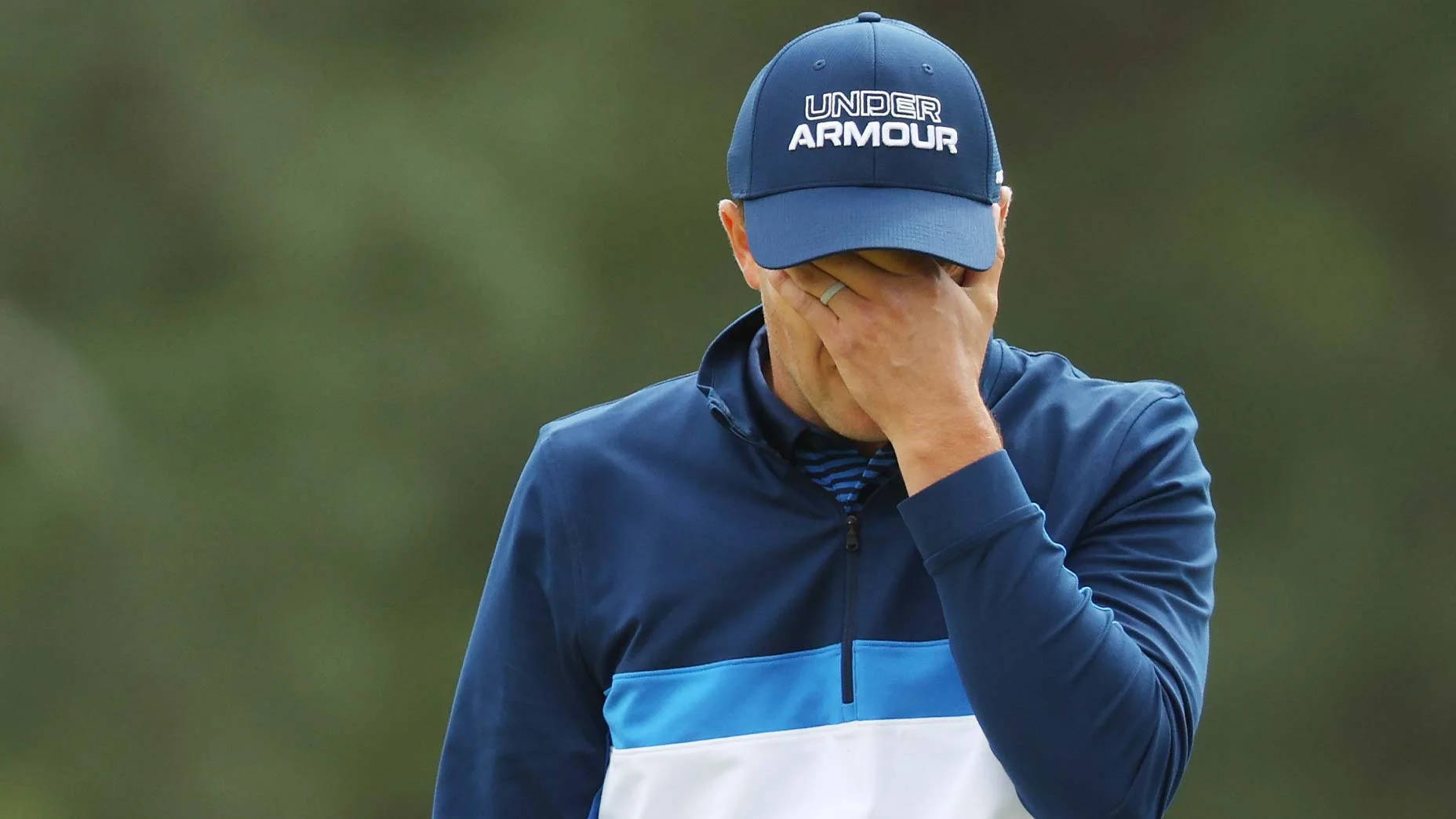Jordan Spieth, blue Under Armour cap, golfer, HD Desktop Wallpaper