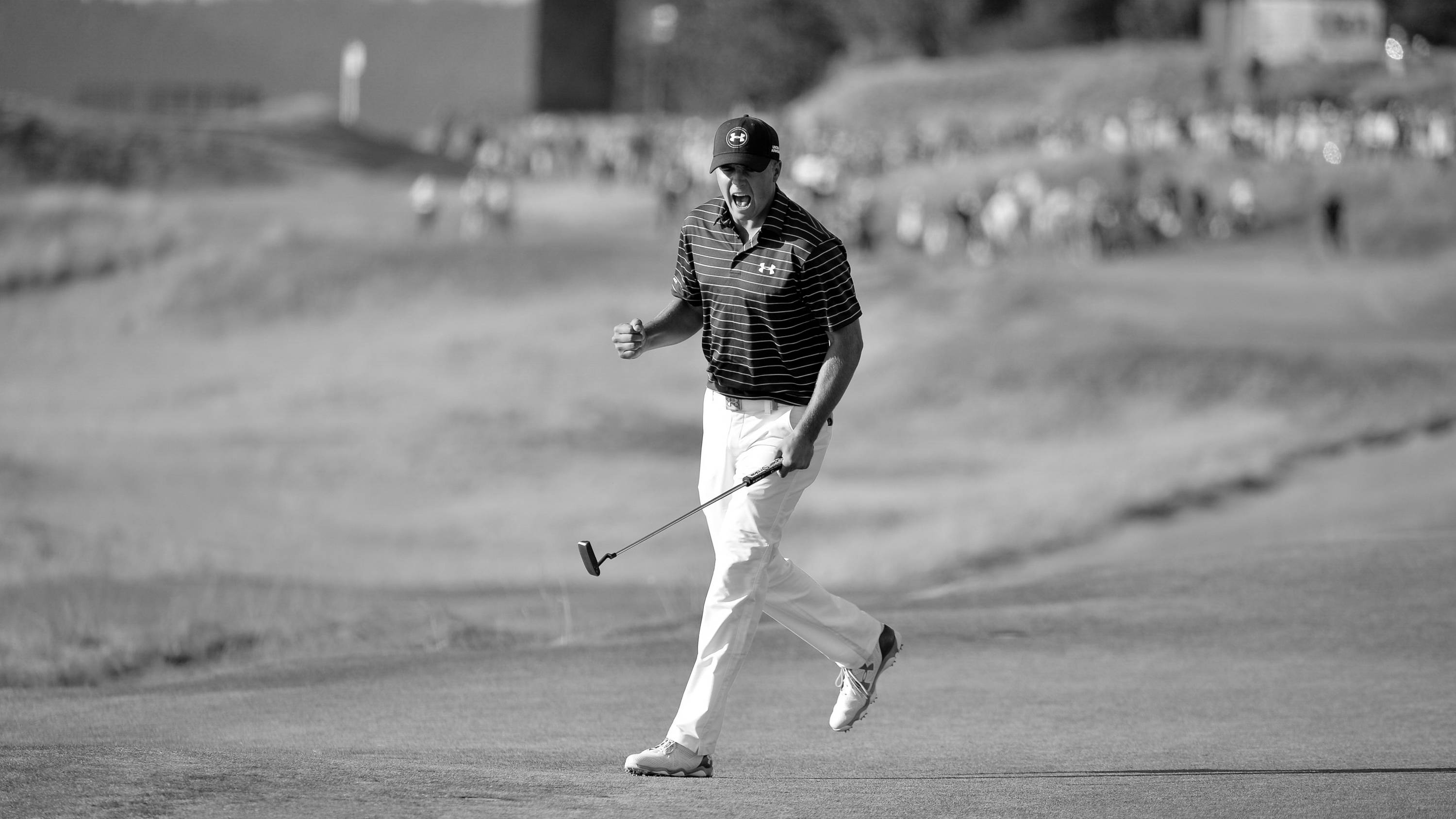 Jordan Spieth, golfer, sunlit course, 2K Desktop Wallpaper