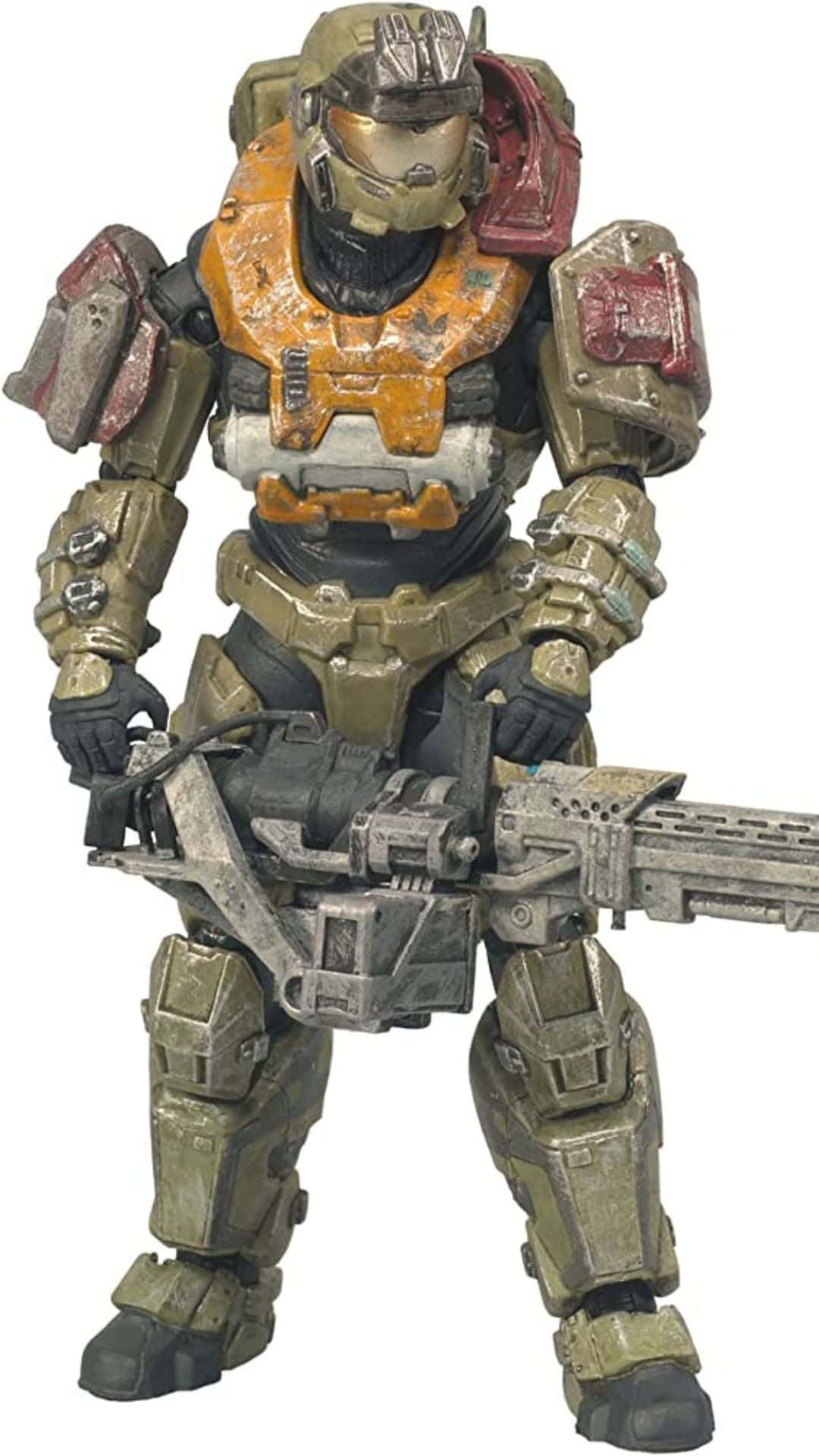 Jorge-052, orange and green armor, heavily armored soldier, Full HD Phone Wallpaper